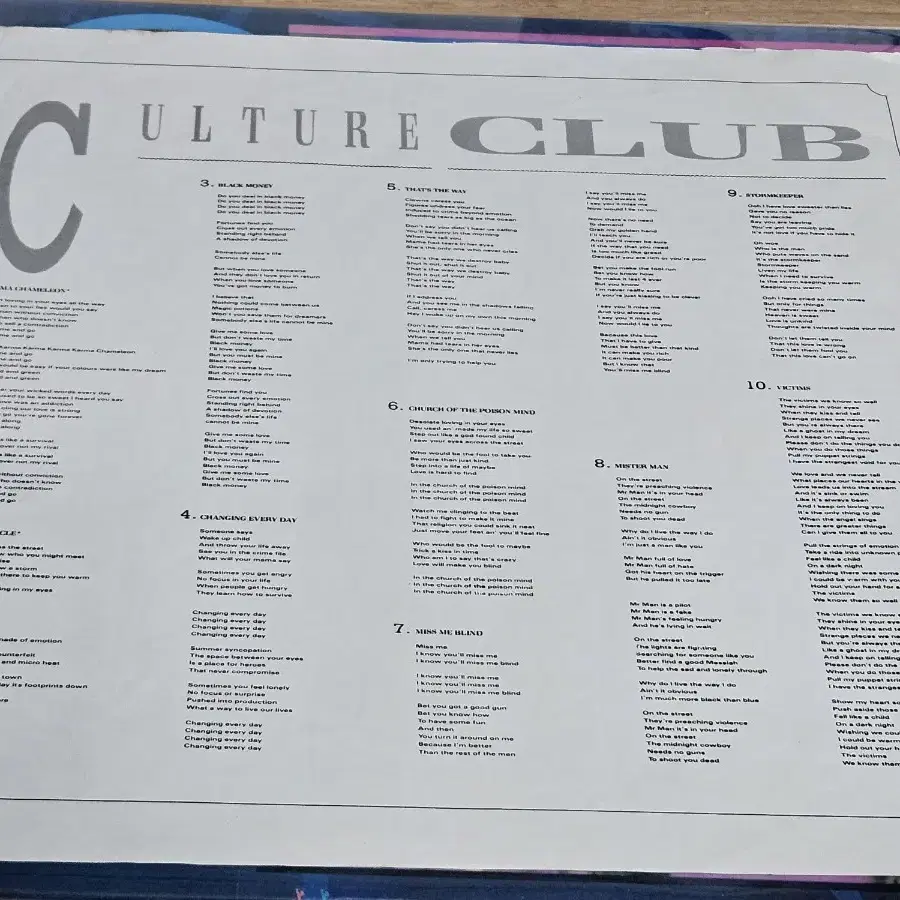 Culture Club - Colour By Numbers (LP)