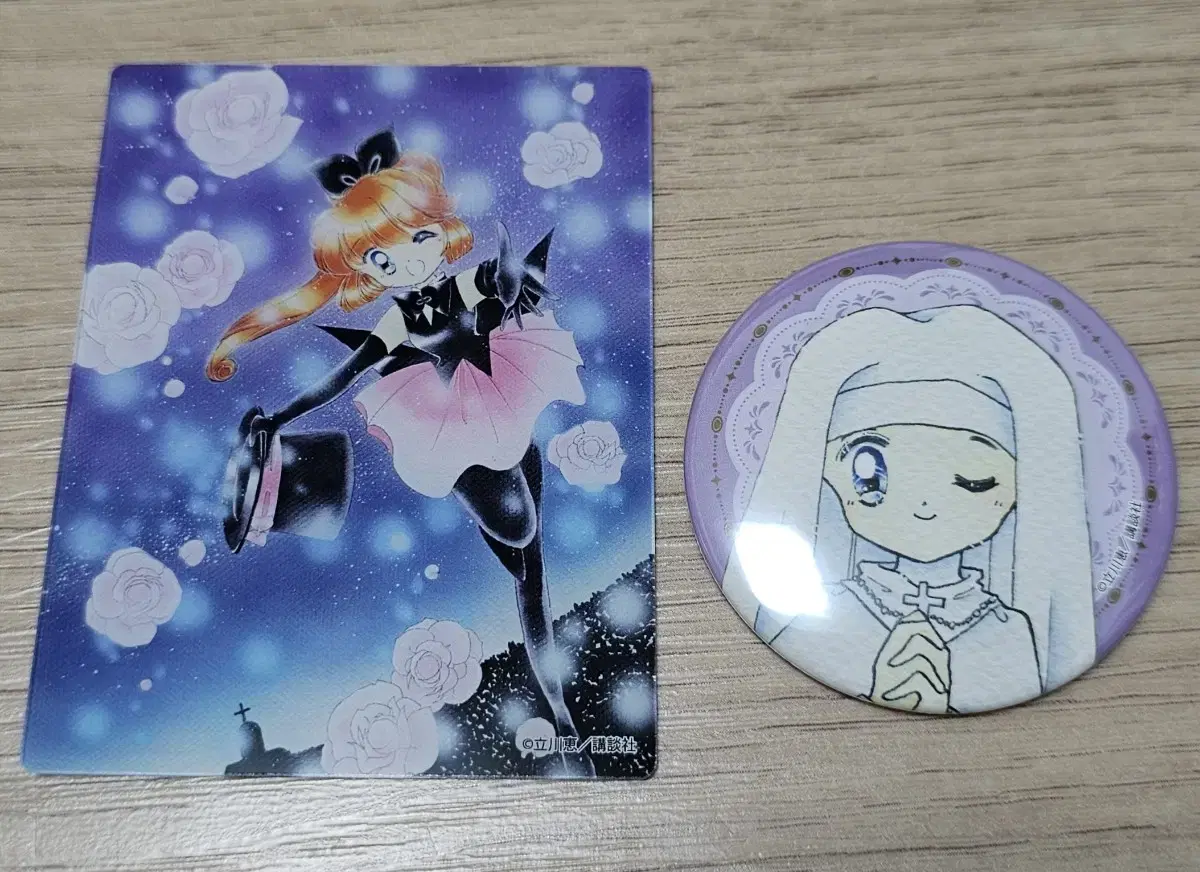 Gokdo Saint Tail Angel Girl Neti Canvas Badge acrylic kard Merchandise