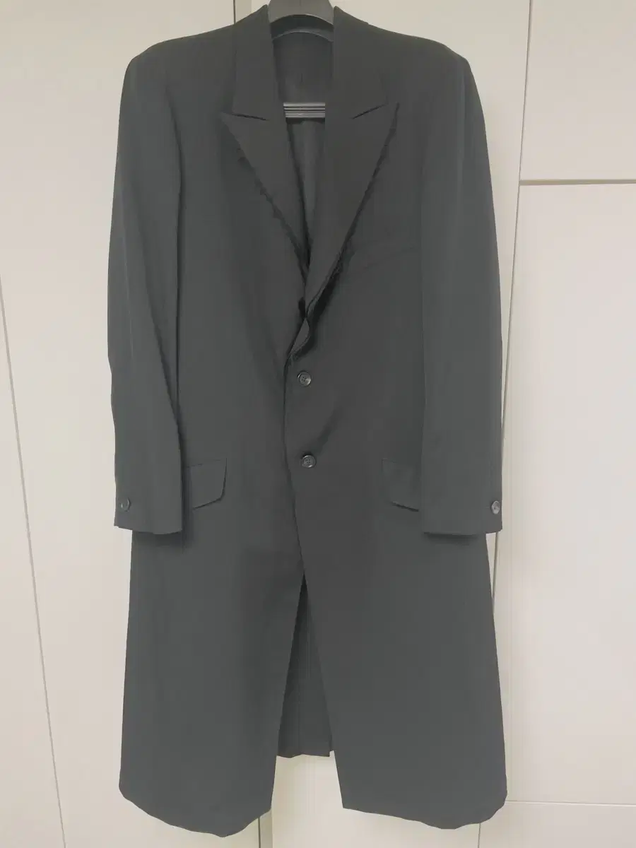 [2] Yohji Yamamoto cut-off wool coat