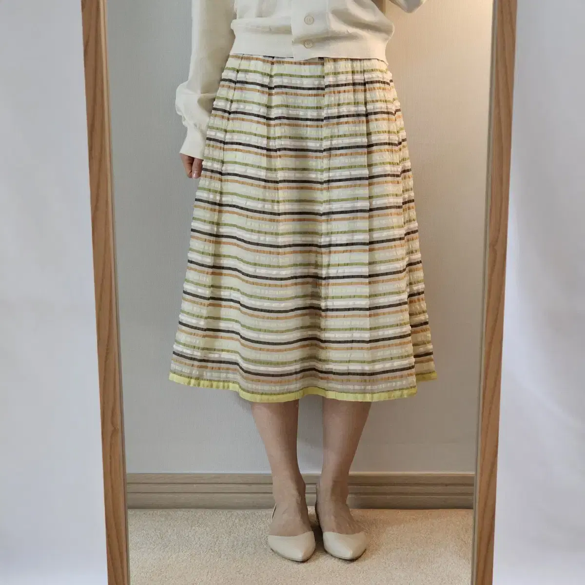 Vanilla dave(F) Japanese vintage flared skirt M00140