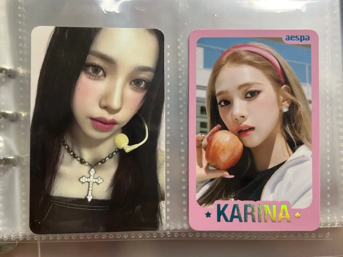 Aespa karina photocard My World photocard MDPhotocard