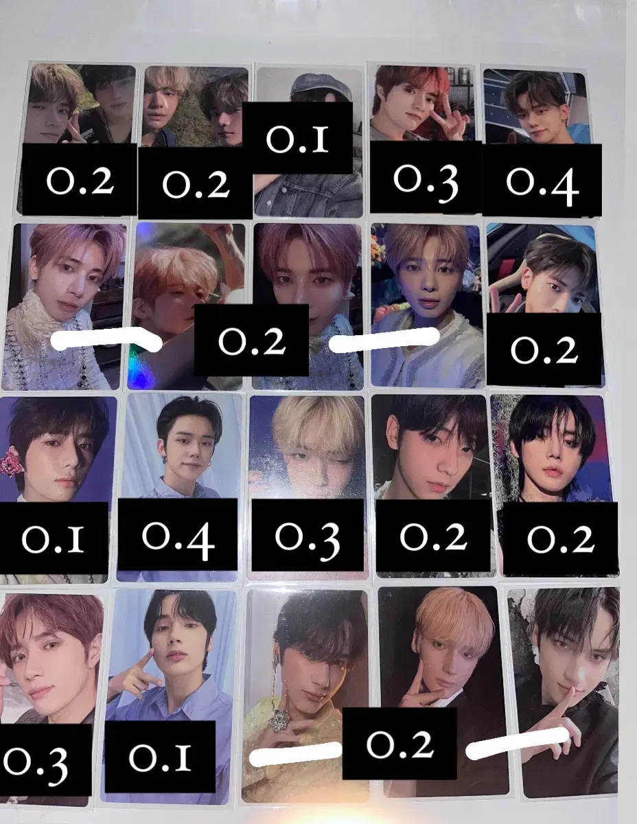 txt photocard yeonjun soobin beomgyu taehyun henning mozone mozone kit ld hornbatu