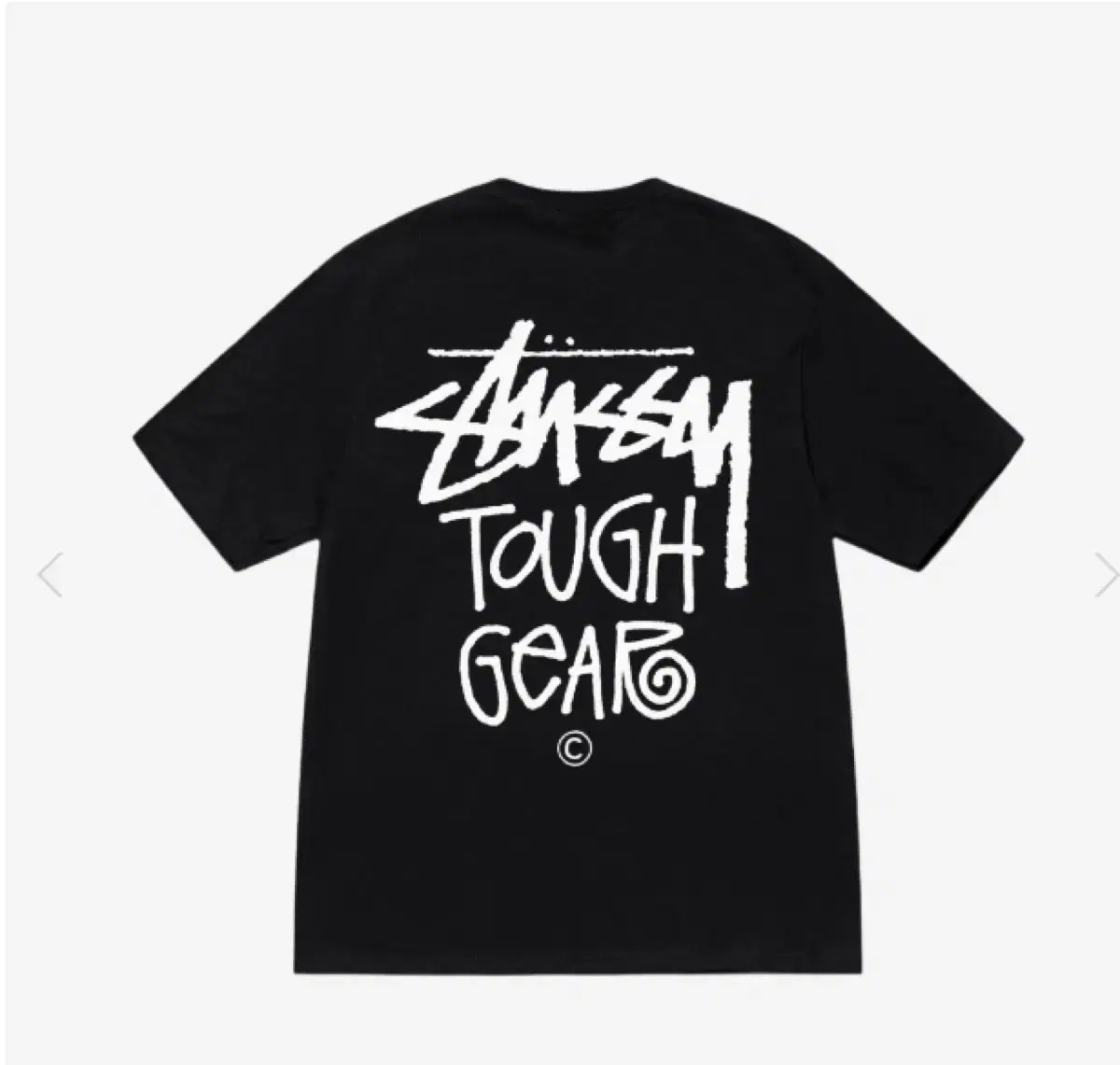 스투시 터프 기어 티셔츠 블랙 Stussy Tough Gear T-Shi