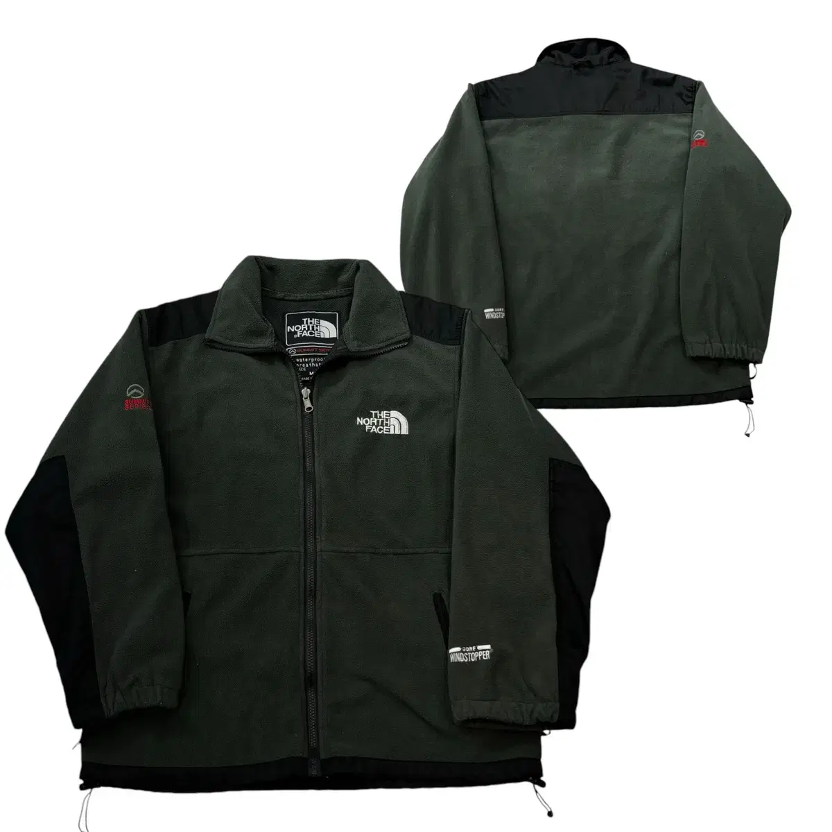 The North Face Green Windstopper Furisode M