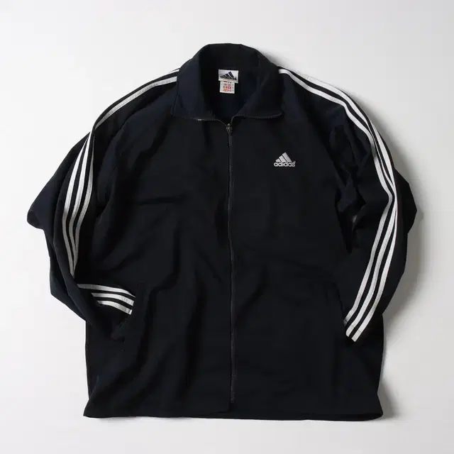 90's adidas 아디다스 풀오버핏 삼선 바람막이