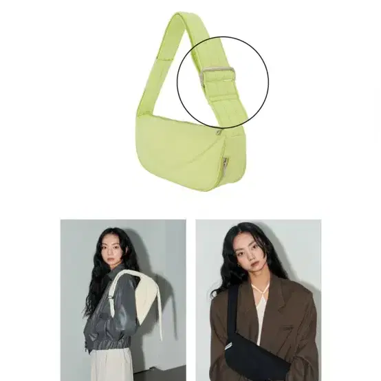 무음 왈루백 가방 muwm Walru Bag (Lime) 시즈니 가방