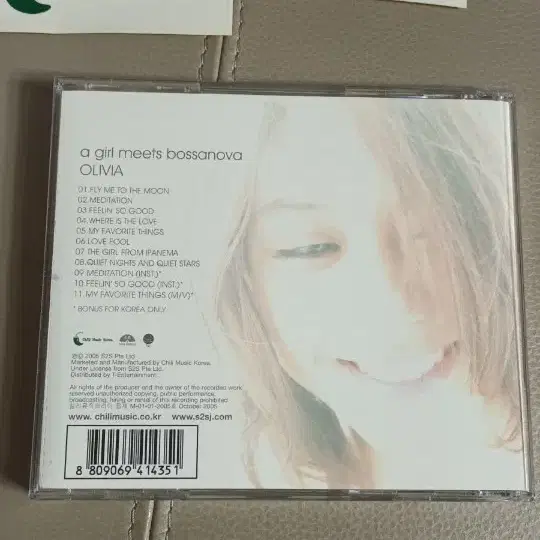 Olivia A Girl Meets Bossanova CD