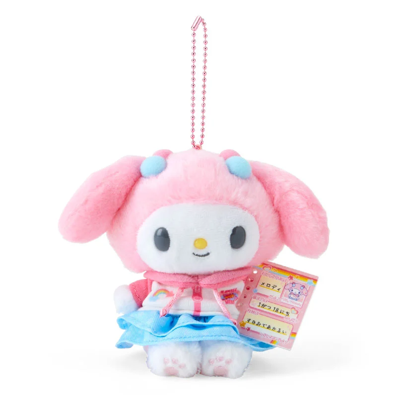 Sanrio Natsukashi Profile Book Mascot Holder My Melody