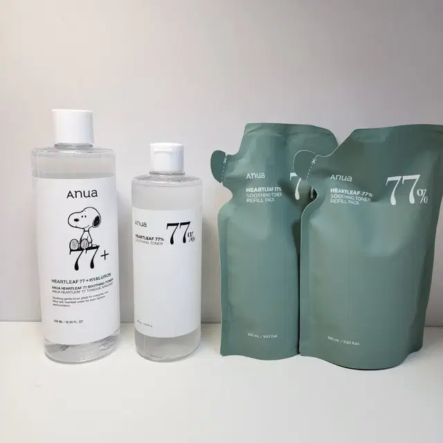 아누아 어성초 77 깐달걀 토너 350ml ~ 500ml (선택 구매)