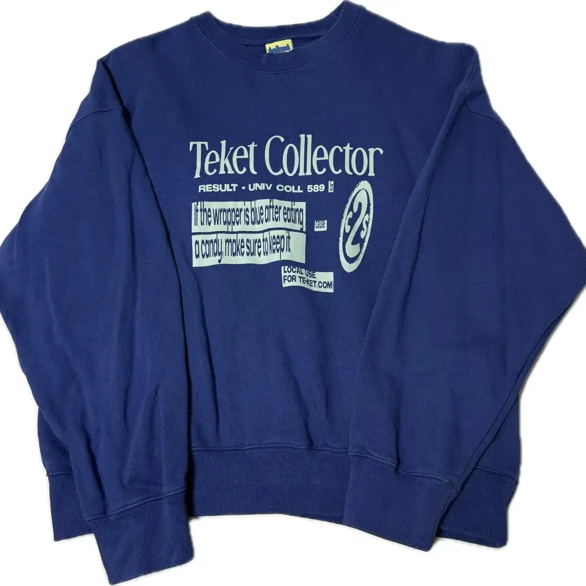 테켓 COLLECTOR SWEATSHIRT-BLUE