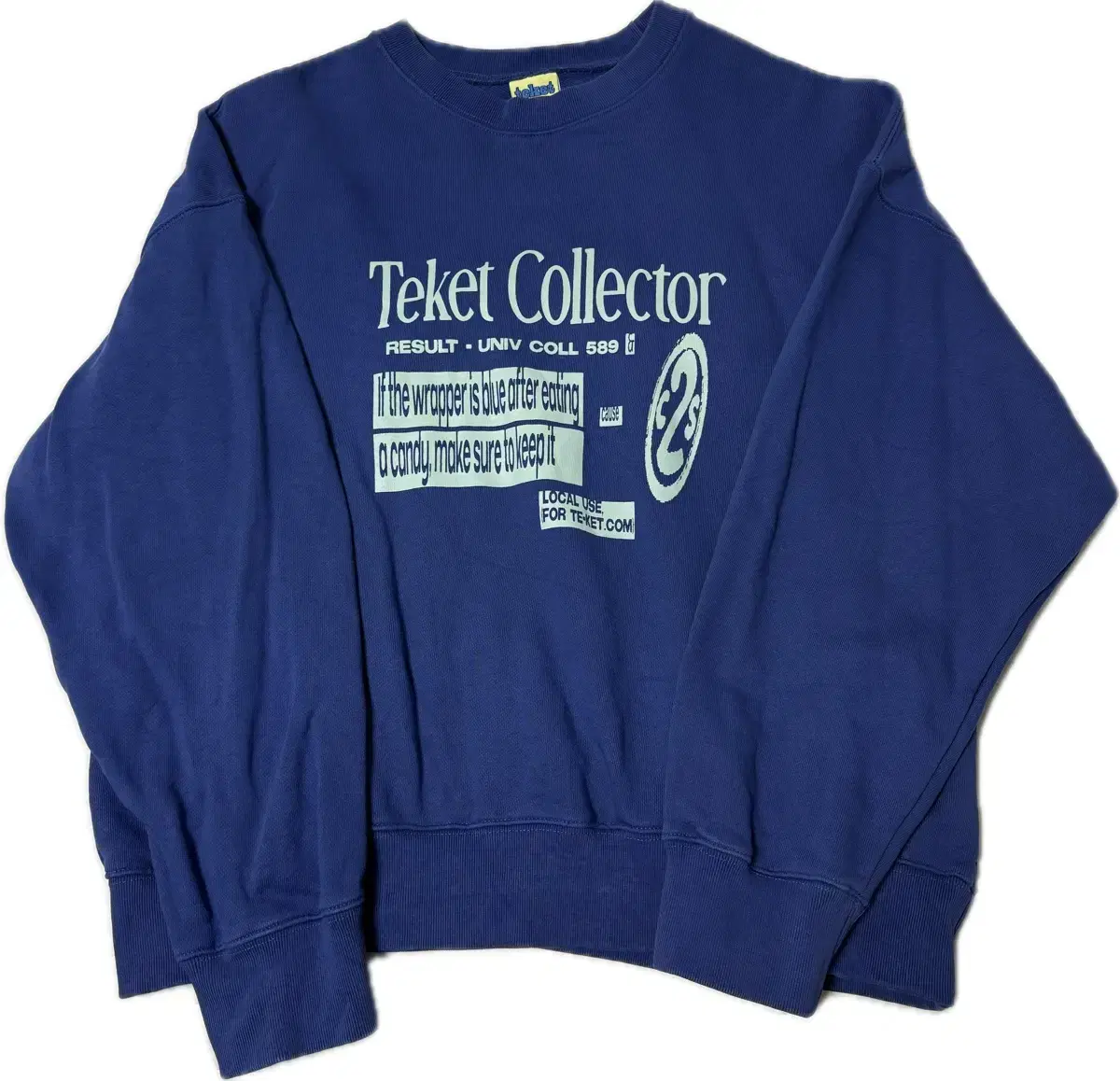 테켓 COLLECTOR SWEATSHIRT-BLUE