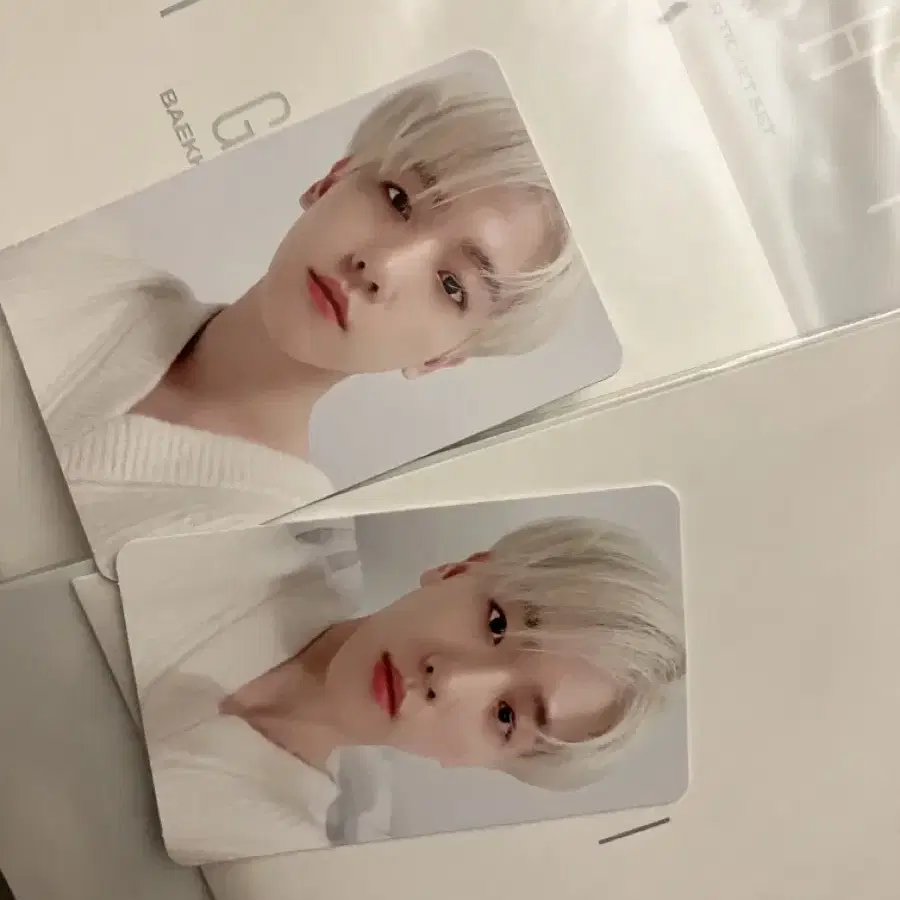 백현 SPECIAL AR TICKET SET + 포카