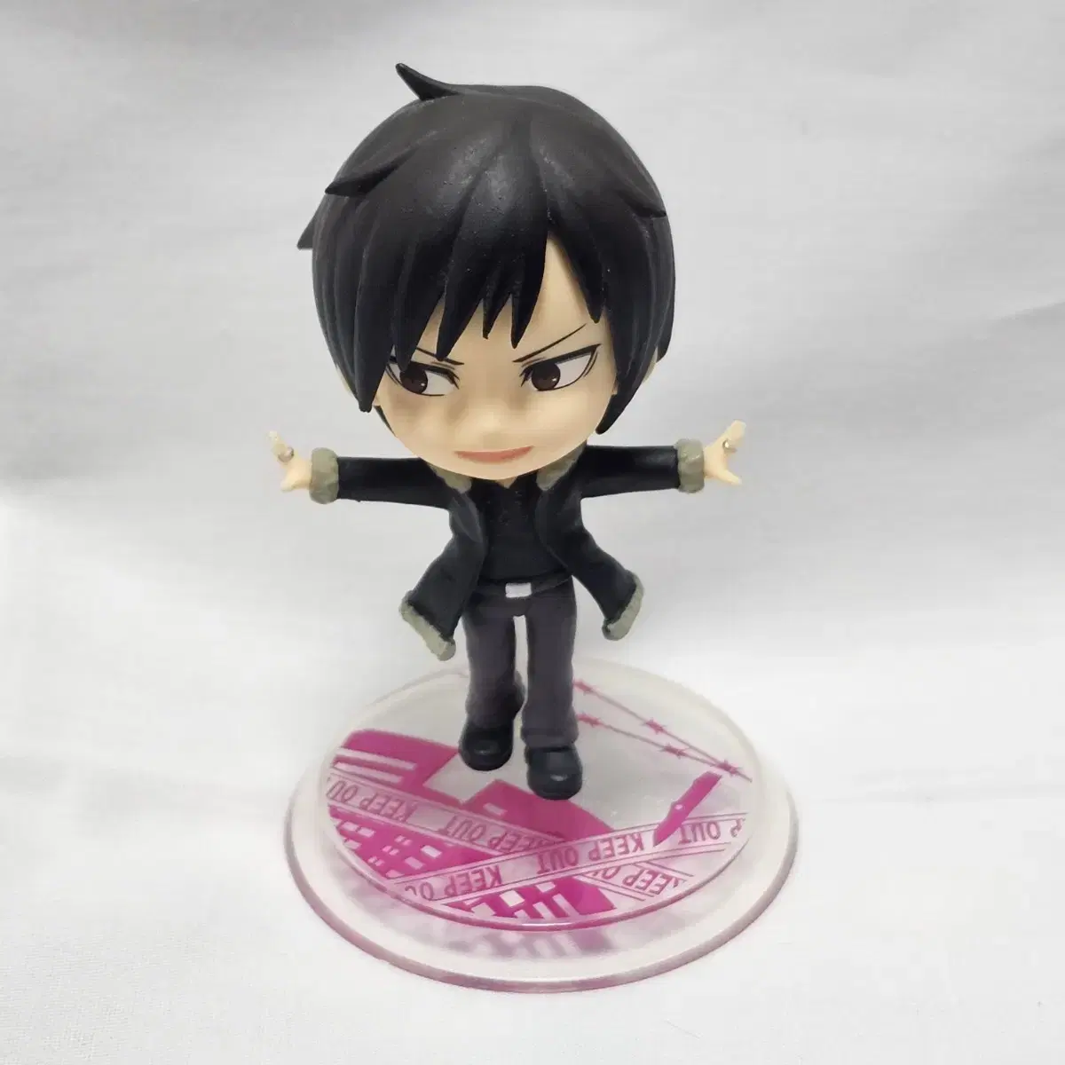 Dura Lara Orihara Izaya Chibikyung Figures + Acrylic Keyring Bulk Wts