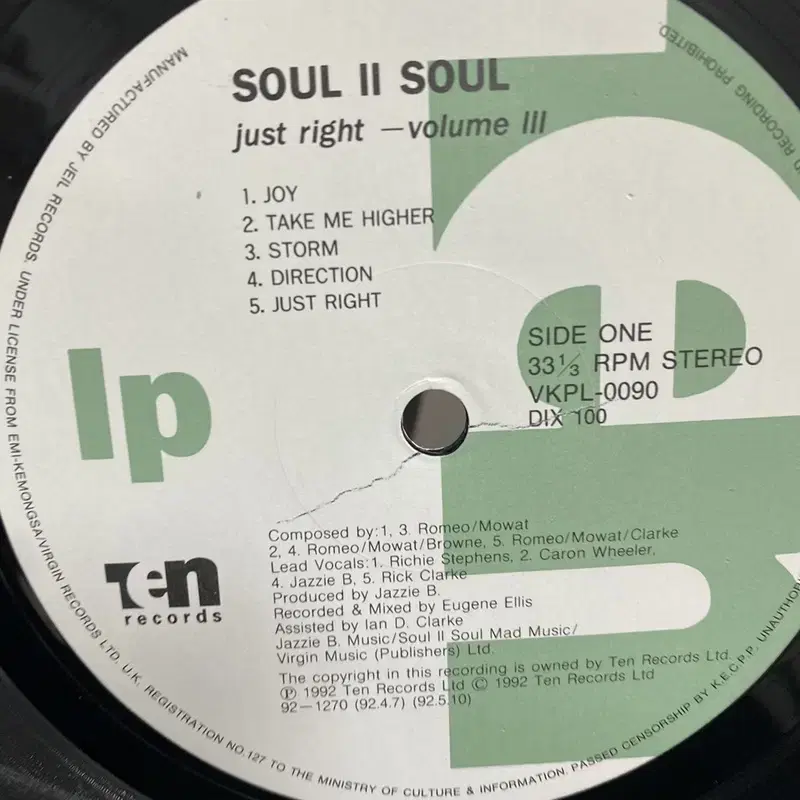 SOUL II SOUL LP / AA704