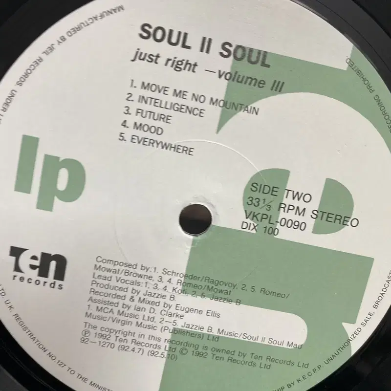 SOUL II SOUL LP / AA704