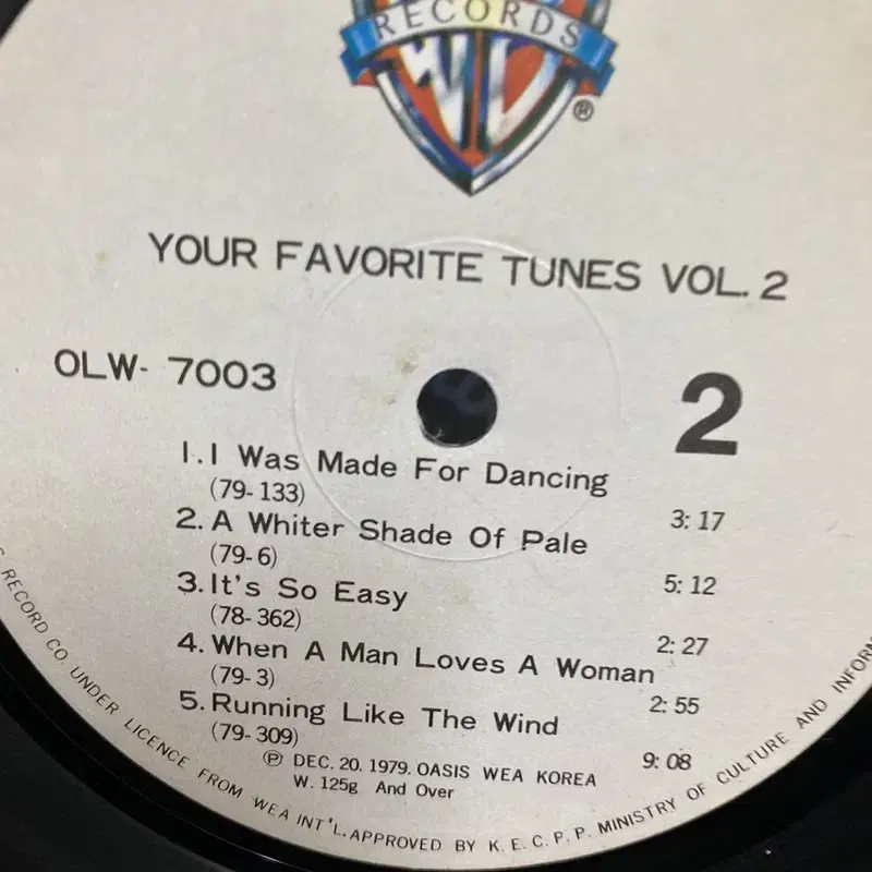 YOUR FAVORITE TUNES  LP / AA716