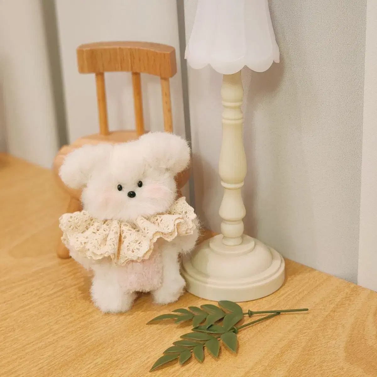 흰둥이 모루인형