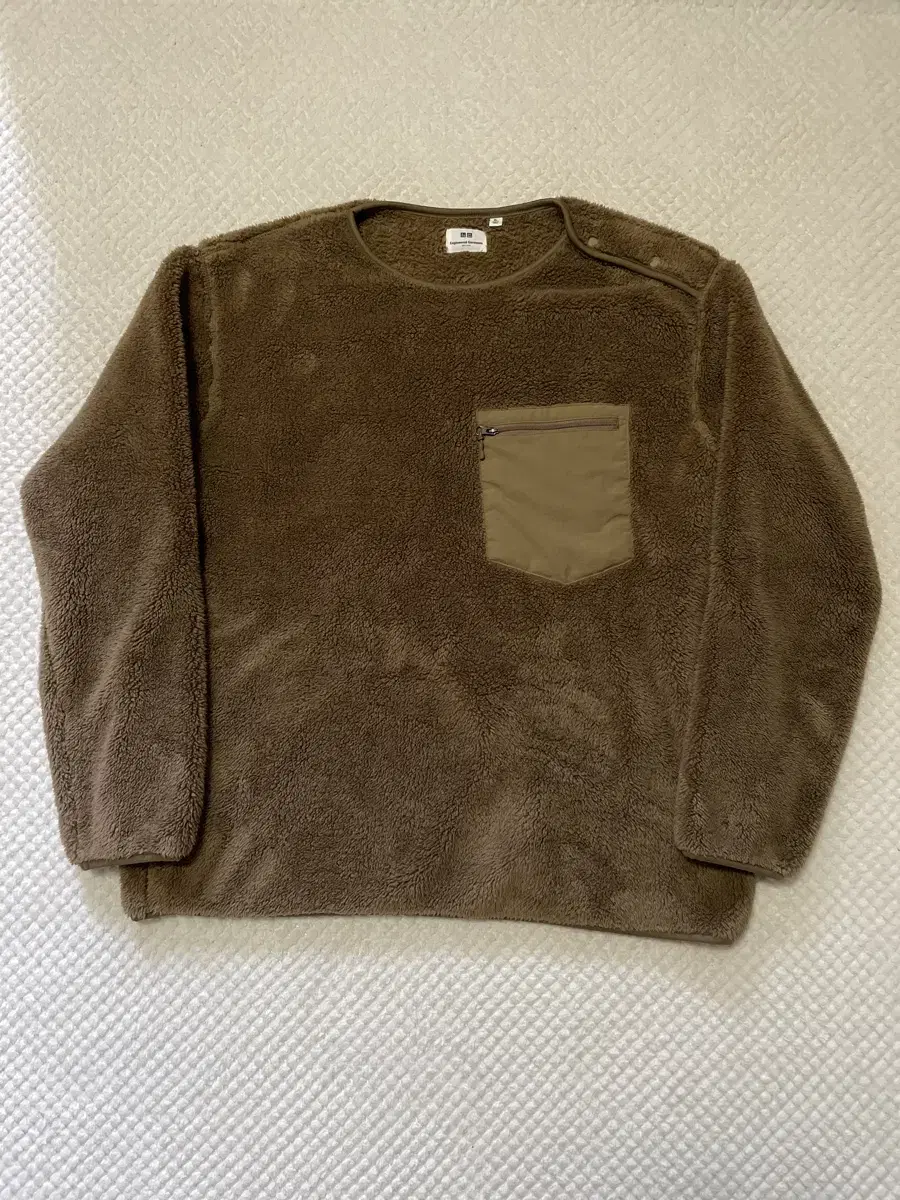 [XL] UNIQLO X Engineered Garments Fleece Pullover Beige(Clean O)