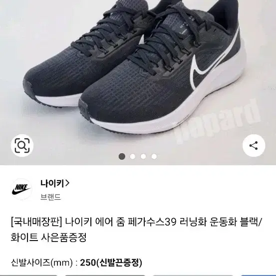 나이키 페가수스 39