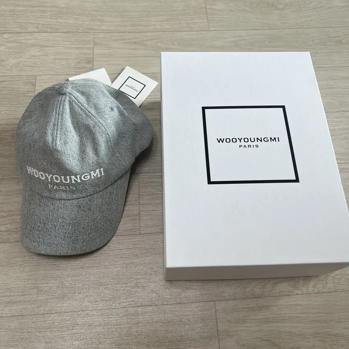 Wooyoung Mi Embroidered Ball Cap New Arrivals