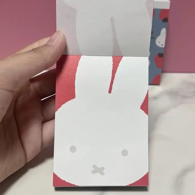 딸기 미피 miffy 미니 메모지