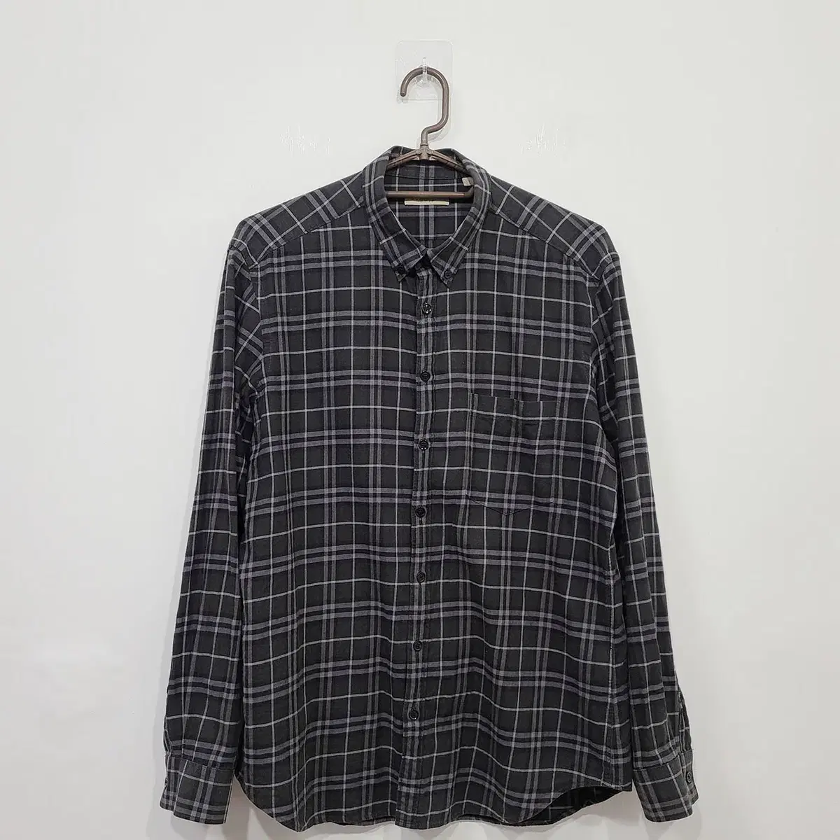 Burberry-Men's-Long-sleeved shirt/L-Size/C296