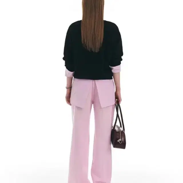 그로브 MAT STRAIGHT DENIM PANTS_PINK