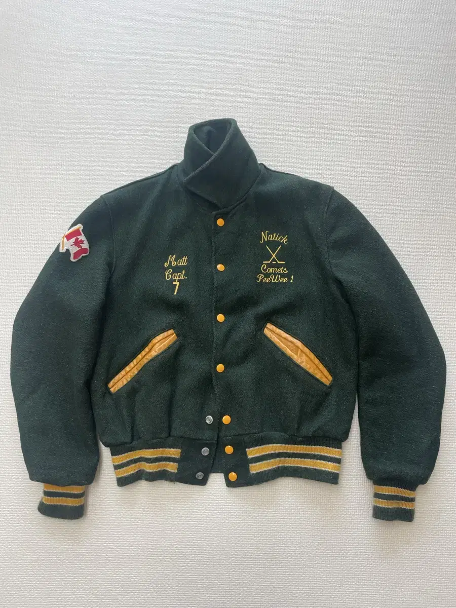 DELONG Wool Varsity Jacket