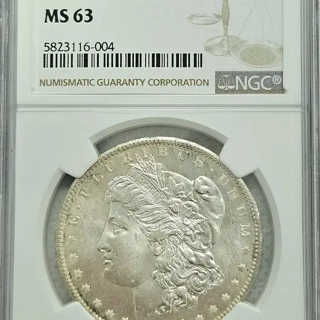 1904-O $1 Silver Morgan Dollar  MS 63등급