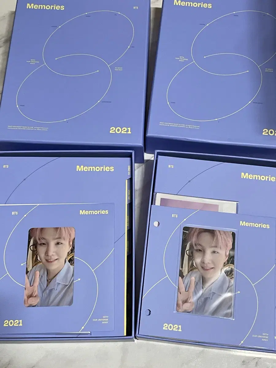 방탄 2021 메모리즈 블루레이 윤기 포카 포함 (BTS SUGA 슈가)