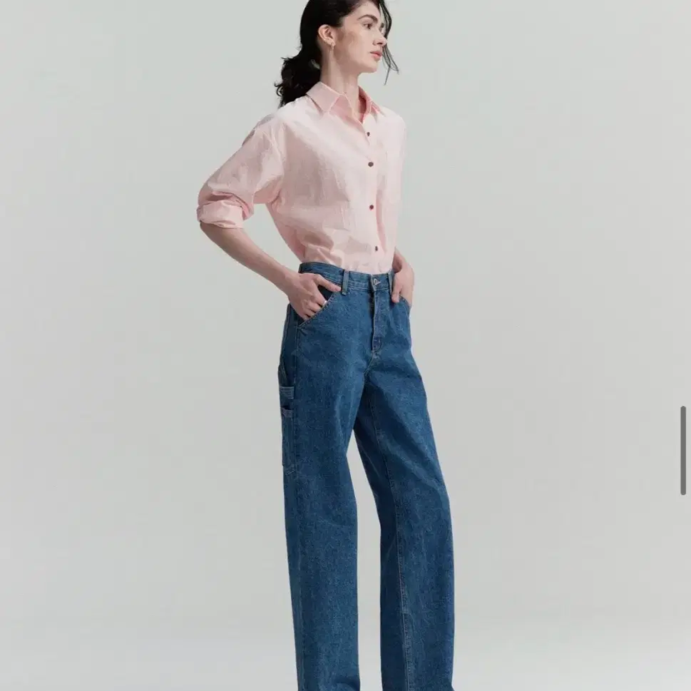 포유온 fyeo Slone Work Denim Trousers 데님