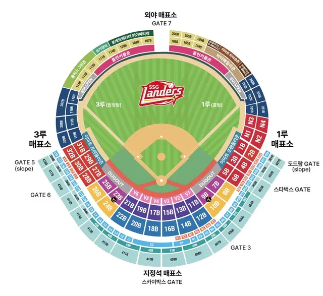 9/11(수) 롯데 vs SSG 3루 이마트프렌들리존(익사이팅존) 2연석