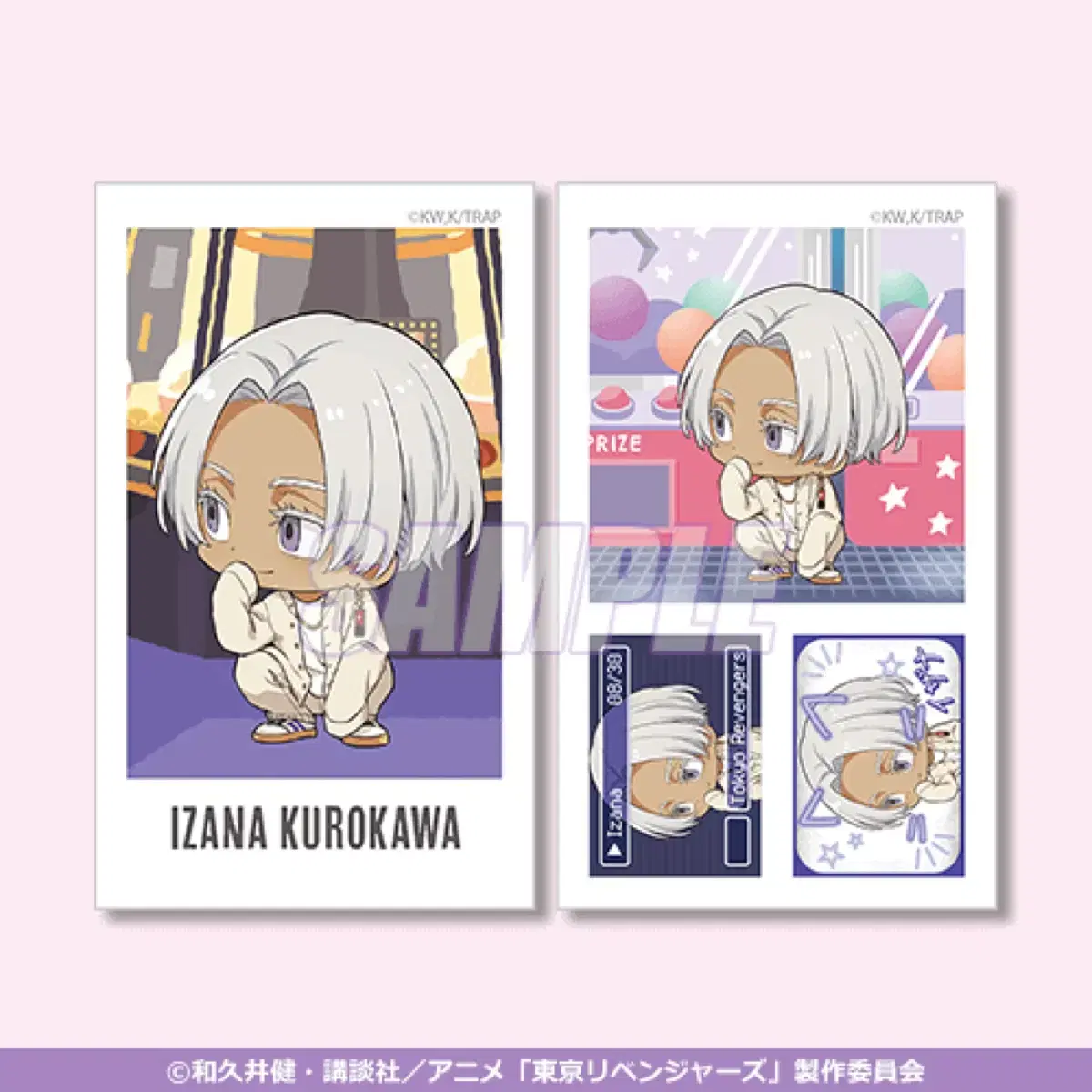 Tokyo Revengers Kurokawa Izana Mini Bromide Kuji