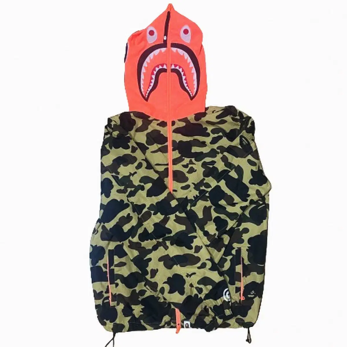 (급처/네고가능) Bape 베이프 샤크 후드 바람막이 짚업 XL