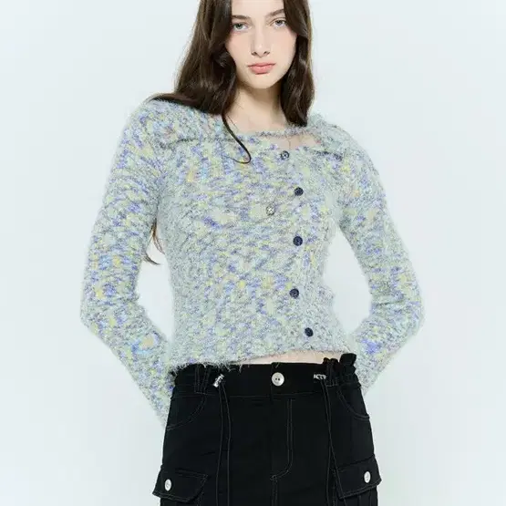 라티젠 L6 OFFSHOULDER KNIT(LIGHT PURPLE)