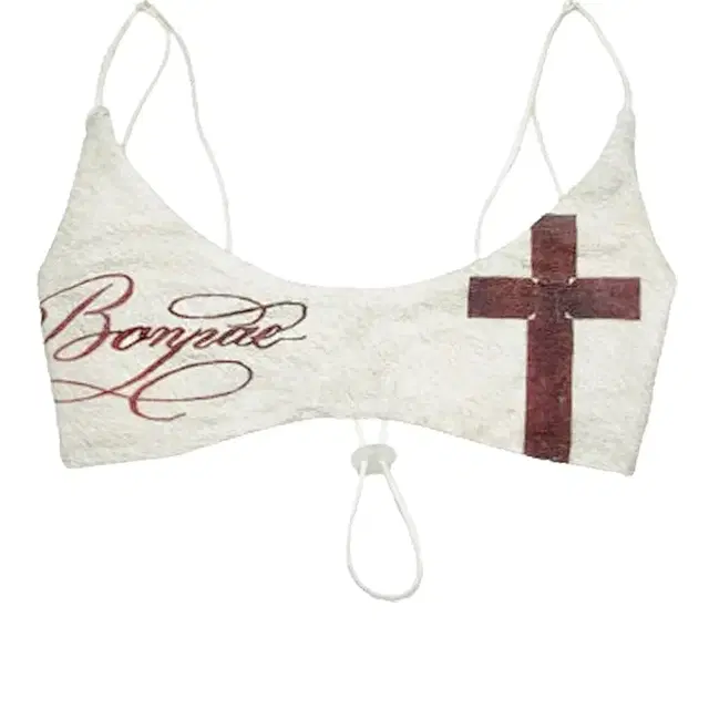 Bonnae Graphic bikini top (Ivory) 본네 비키니