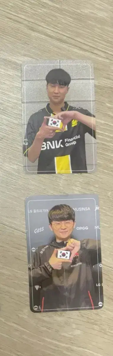 LCK Fanfesta National Veterans Department Leader Photocards WTS