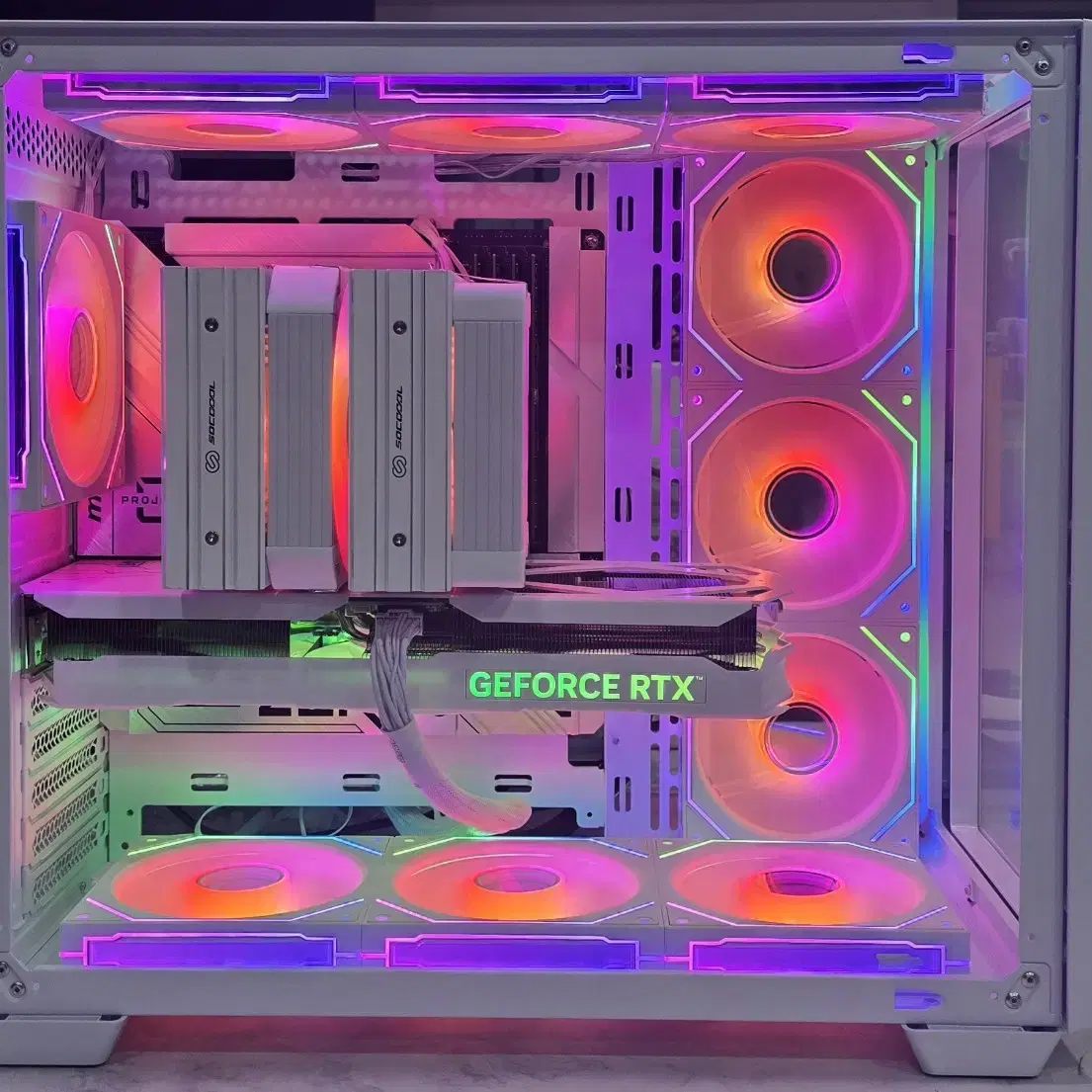 올화이트 스텔스보드 셋업 7800x3d, 4070ti super 팝니다