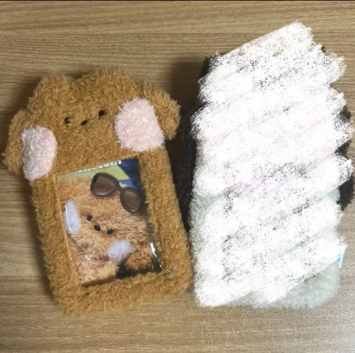 Line Friends Minnie photocard holder keyring 쪼꼬니