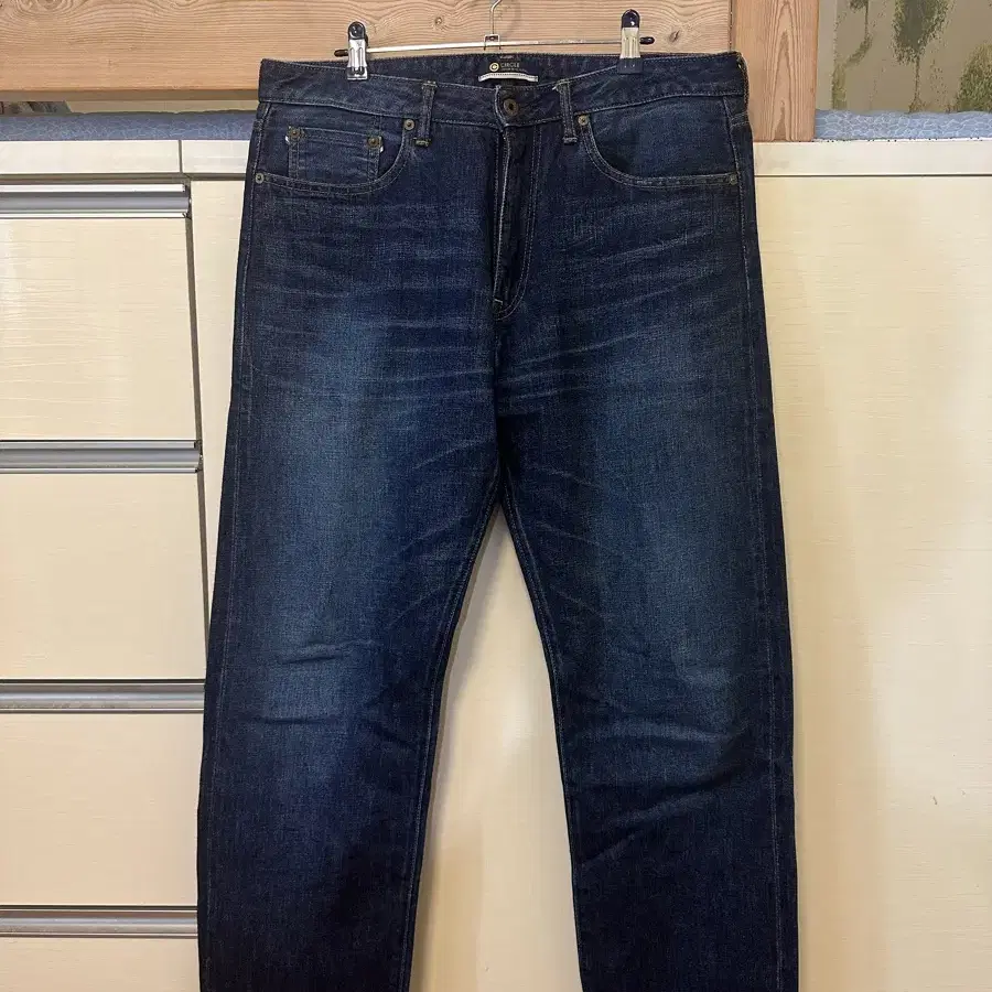 재팬블루 J404M circle 12.5oz mid wash 33사이즈