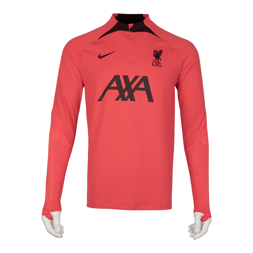 [NEW] Nike Zip Up T-Shirt Liverpool FC Dry Fit Strike Drill Top