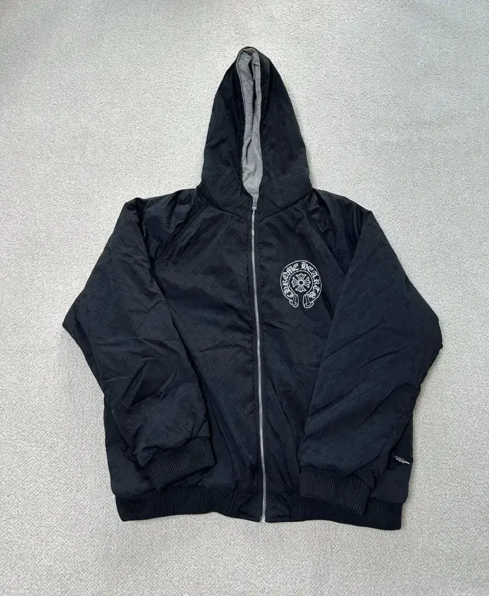 [XXL] Chrome Hearts Reversible Hoodie Jacket