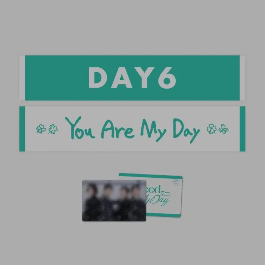 데이식스 공식 슬로건 day6 팬미팅 md 포카포함