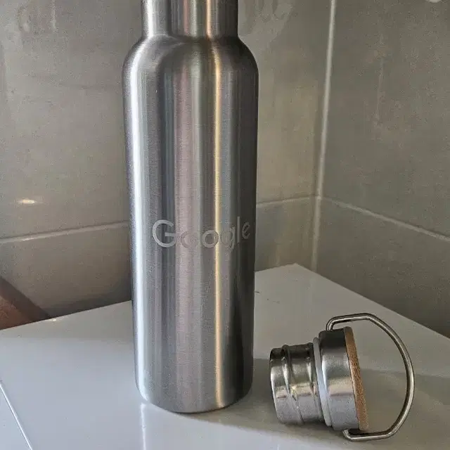 (희귀템)구글 google 아웃도어전용 스테인레스 보온병 750ml 캠핑