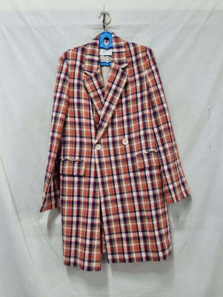 Dual Check Coat Jacket S