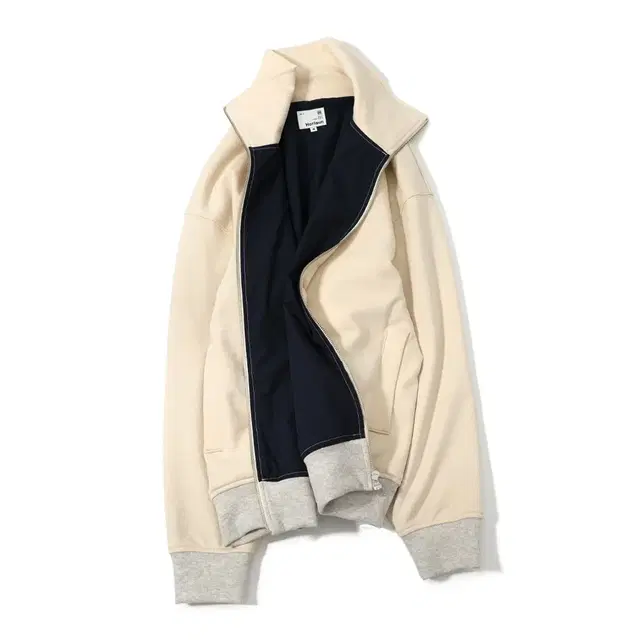 [홀리선] Willow Collar Zip Up Jacket Cream