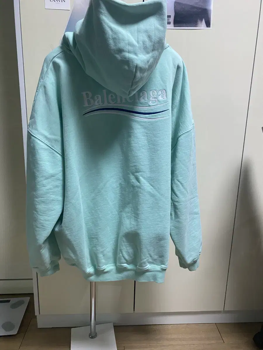 Balenciaga Political Embroidered Hoodie M