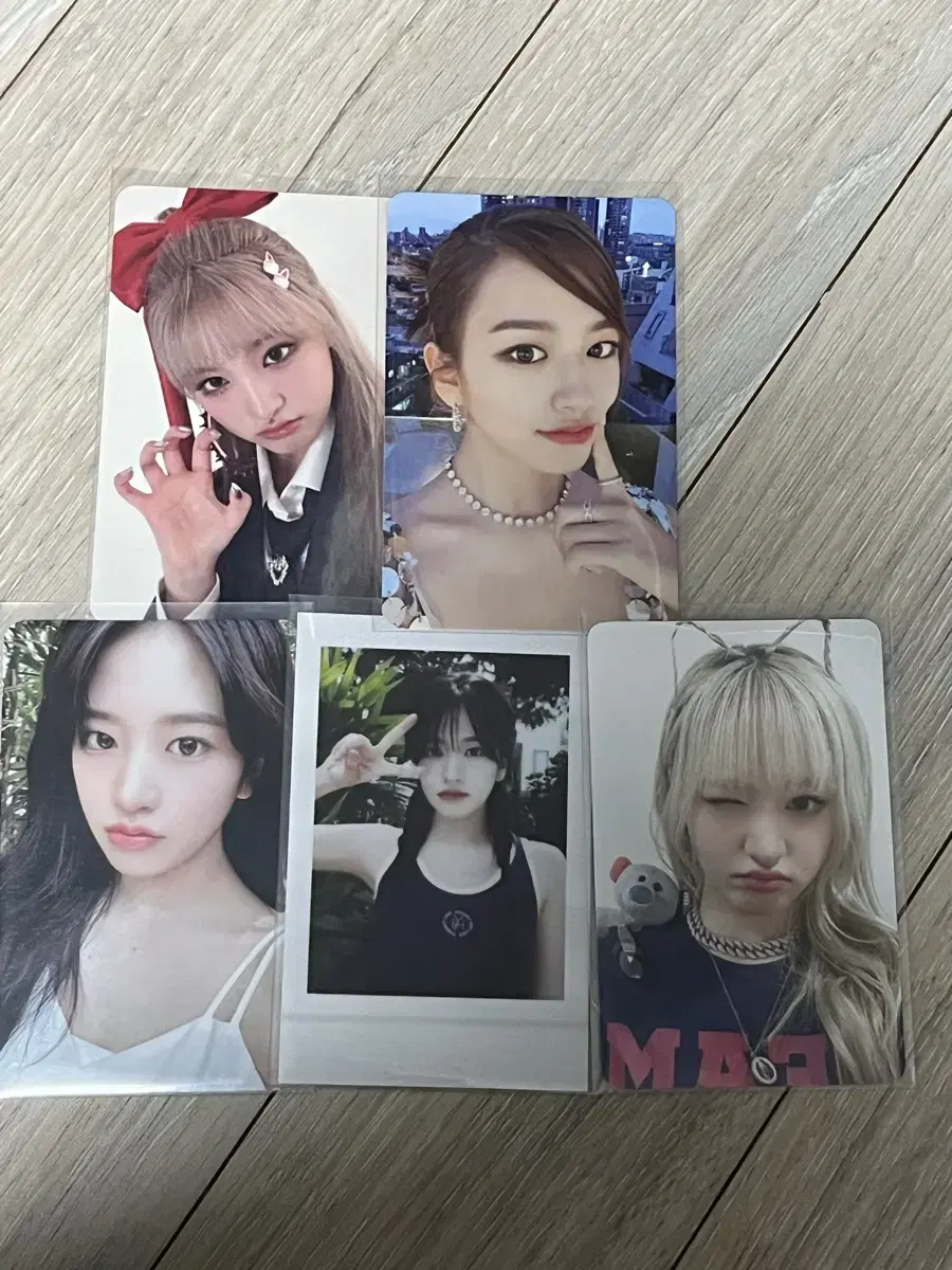 ive photocard liz yujin cat ears liz