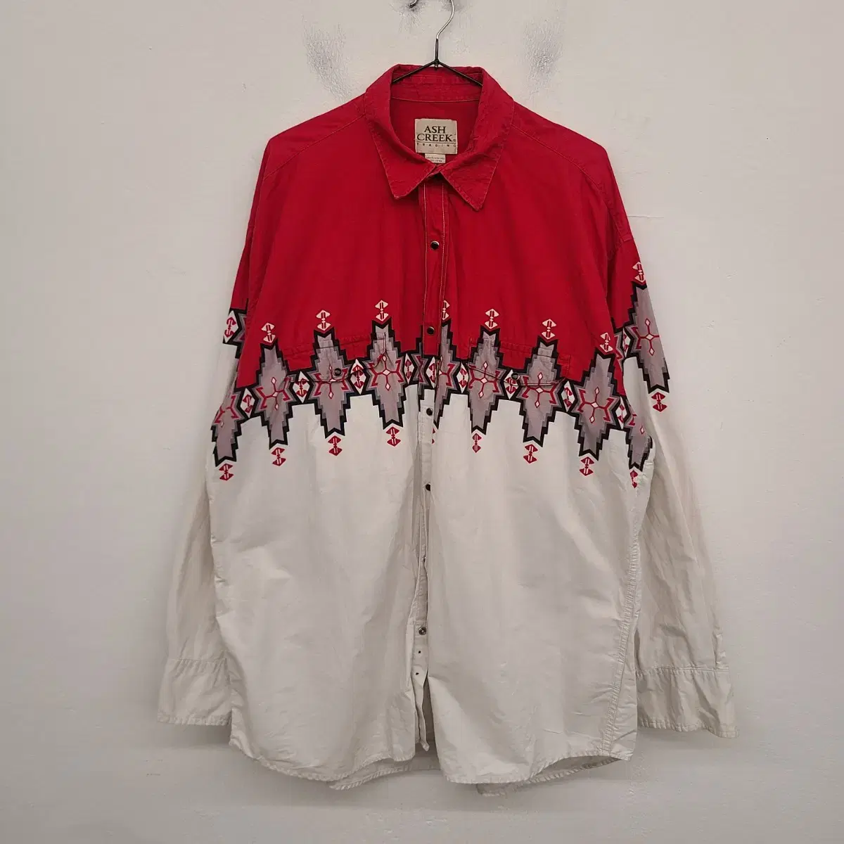 [110/XXL] ASH CREEK Native Pattern Shirt