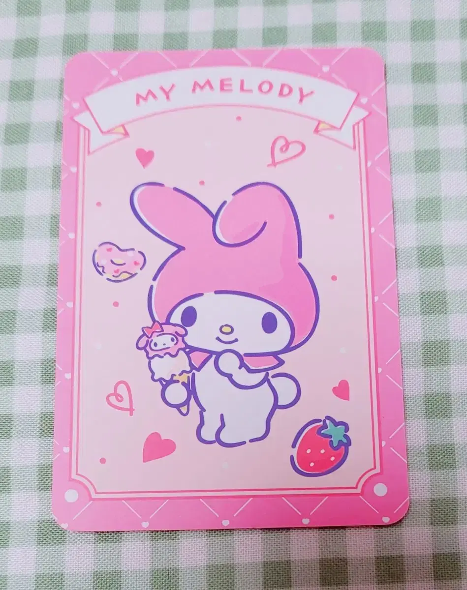 [ Sanrio Goods: My Melody - Lucky kard photocard ]